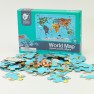 Medinė dėlionė vaikams | 48 detalės | Pasaulio žemėlapis | Puzzle | Classic World CW40017